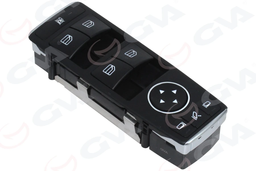 Cam Acma Salteri Ön Sol Siyah. Ayna Katlamali Mercedes X117 W176 W246 C117 X156 W166