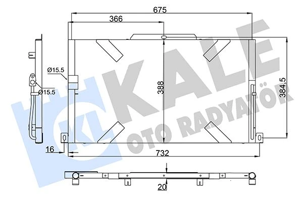 Klima Radyatoru Dt244 Dt224 Defender L316 07>16