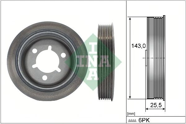 Krank Kasnaği Peugeot P206-P207-P301-P307-Partner-Bipper Citroen Berlingo-Nemo-C2-C3-C4-Xsara 1.4 1.6 I 16v 08