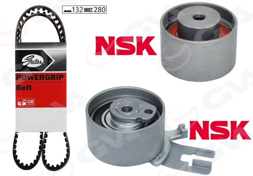 Eksantri̇k Gergi̇ Ki̇ti̇ 132x280 Volvo C30 C70 S60 S80 V70 > Xc60 Xc70 Xc90 2.4tdi 20v