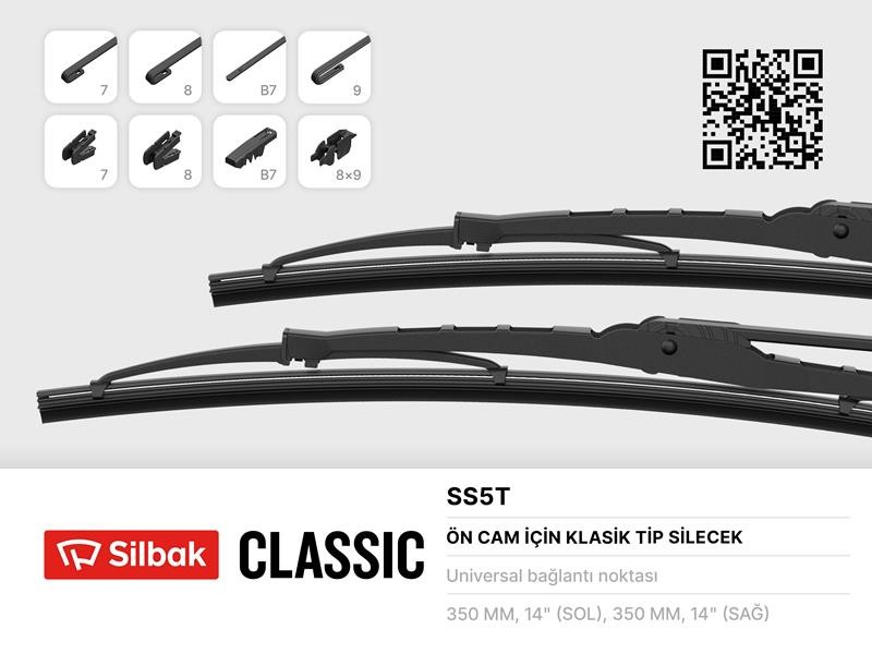 Si̇lecek Süpürgesi̇ 340mm M124-Serce-Skoda-Anadol-As250-400-900-Bmc Tm135-140