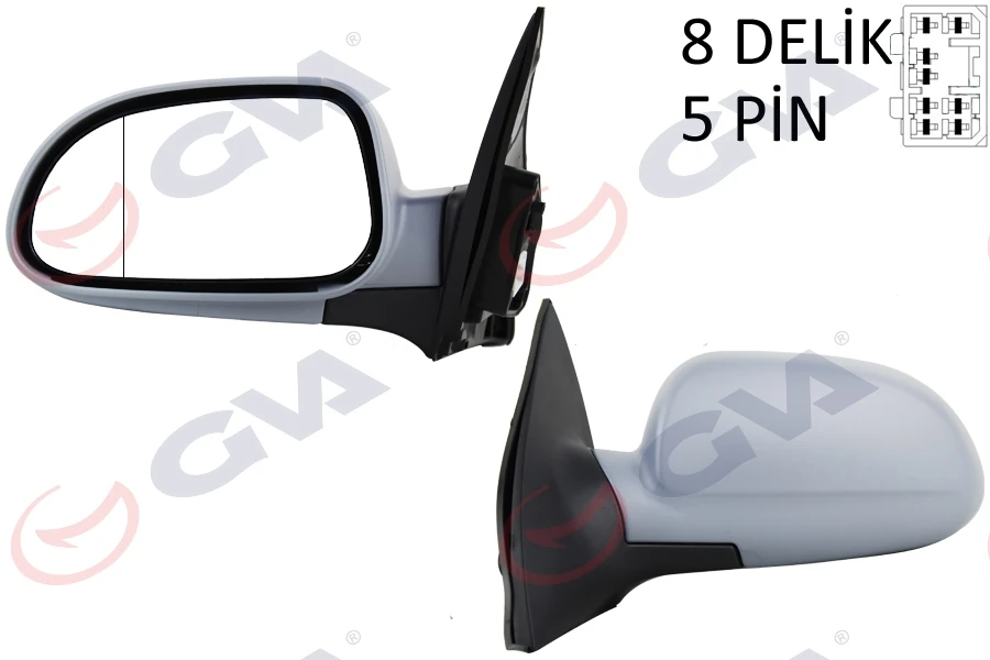 Dış Di̇ki̇z Aynası Sol Lacetti̇ 05 Elektri̇kli̇ Isitmali Astarli Asferi̇k 5 Fi̇ş Vm-395ehpal