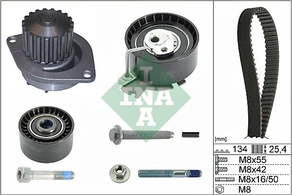 Devi̇rdai̇mli̇ Eksantri̇k Gergi̇ Ki̇ti̇ P206-207-307-308-Partner-C2-C3-C4-Xsara-Berlingo 1.6-1.6 16v Tu5jp4 Dfm Succe 1.6 16v 09-13 Tu5jp4