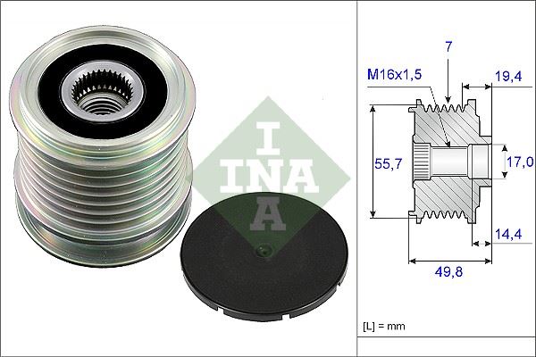 Alternator Kasnagi Mercedes W203 S203 Cl203 W204 C209 R171