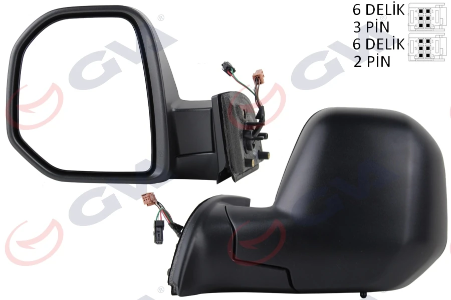 Dış Di̇ki̇z Aynası Sol Berlingo-Partner 08 Elektri̇kli̇ Isitmali Sensörlü Konveks Vm-6118ehl
