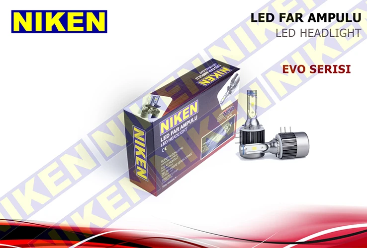 Ampül 12v H15 LED Xenon Set Evo Seri̇si̇
