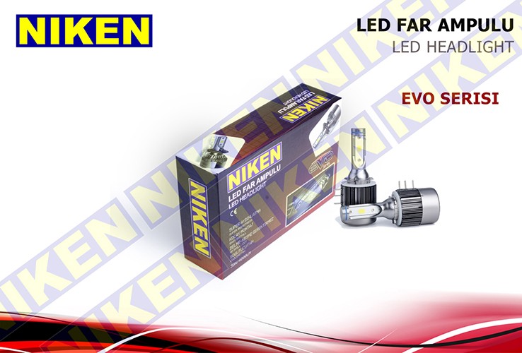 Ampül 12v H15 LED Xenon Set Evo Seri̇si̇
