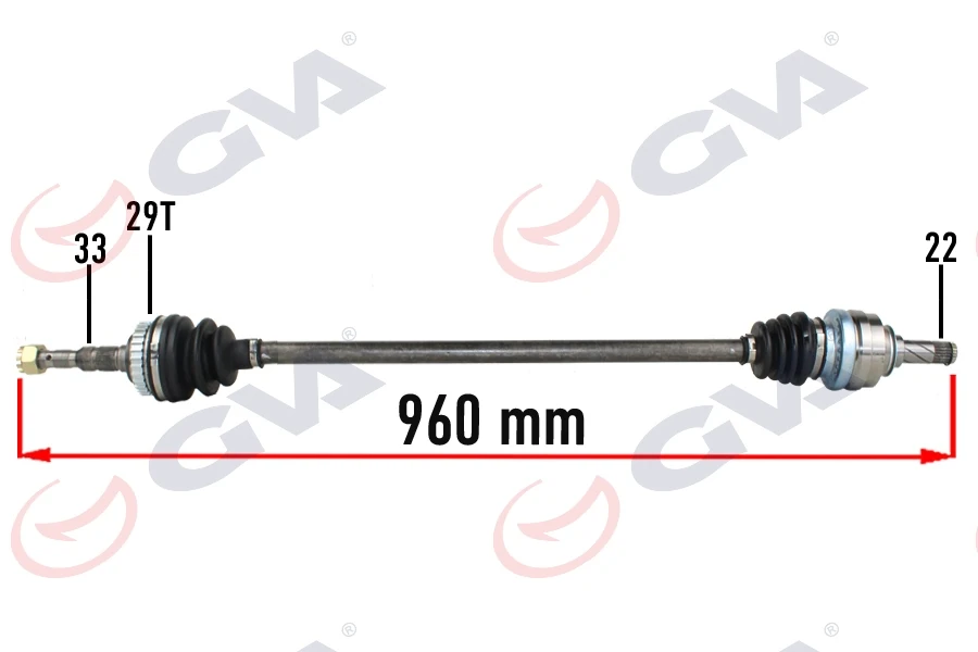 Komple Aks Sağ Opel Vectra B 1.6 99-02 Makyajli Kasa ABS Li̇ 29di̇ş 960mm