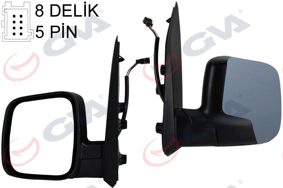 Dış Di̇ki̇z Aynası Sol Fiorino-Bipper-Nemo 07> Elektri̇kli̇ Isitmali Astarli Konveks 5 Fi̇ş Vm-6115ehpl