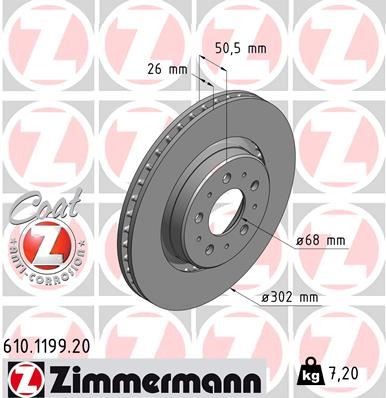 Ön Fren Aynası Havali Volvo V70 97-00 C70 97-05 S70 96-00 Xc70 97-02 302x26x5dlxhavali 986478454-Df4233