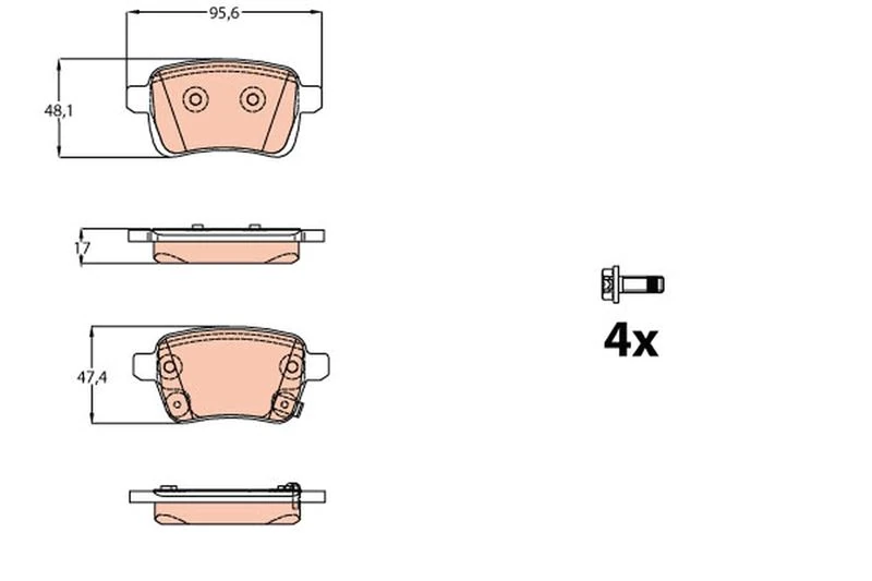 Arka Fren Balatasi Opel Corsa E 14 19 Adam 14 19 15 Jant Rpo J67 Fiat Egea 16 500l 13 264mm
