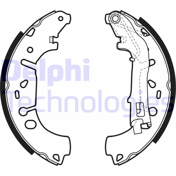 Arka Pabuç Balata Fiat Fiorino 09> Grande Punto 05>13 Li̇nea 07> Punto Evo 09>12 Punto 12> Citro N Nemo 09> Peugeot Bipper 08> Opel Corsa D 09>14 Corsa E 14> Adam 12> 228x42