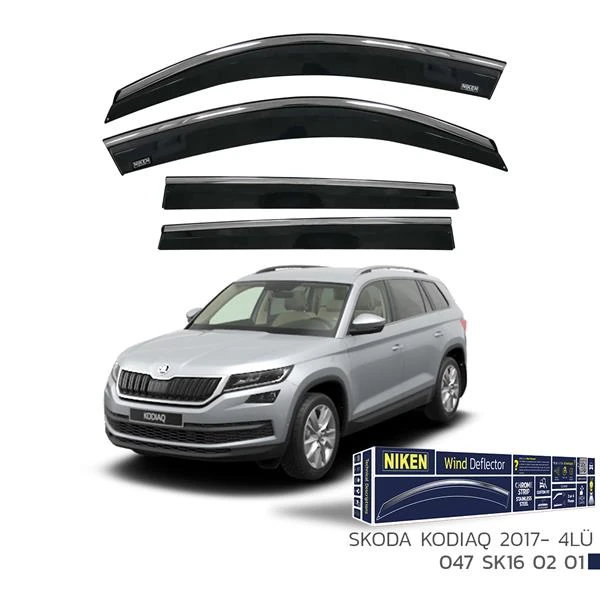 Kromlu Cam Rüzgarliği Skoda Kodiaq 2017-4lü