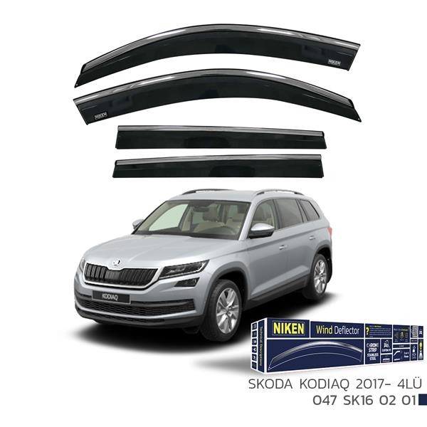 Kromlu Cam Rüzgarliği Skoda Kodiaq 2017-4lü