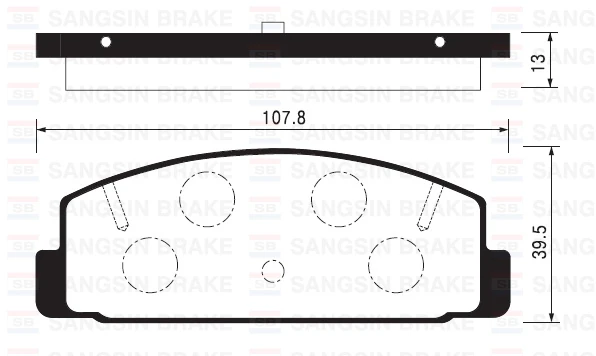 Arka Fren Balata Mazda 323 Lantis 1.8l Bp Dohc Bj 99-01 / 626 Fs Gf 98-01 / Mazda 6 2.0l Lf-De Gg Gh 02->