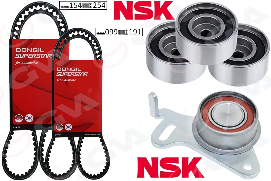 Tri̇ger KaDış Seti̇ Eksantri̇k Seti̇ Mitsubishi L200 2.5l 4d56t Di-D Cr 4x2 4x4 Ka4t Kb4t 07-14 2 KaDış 4 Rulman 154x254 099x190-Kütüksüz