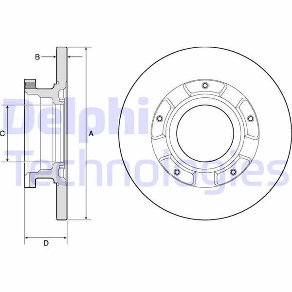 Arka Fren Disk Aynası Transit Custom V362 2.2tdci 12 Cap 288 16