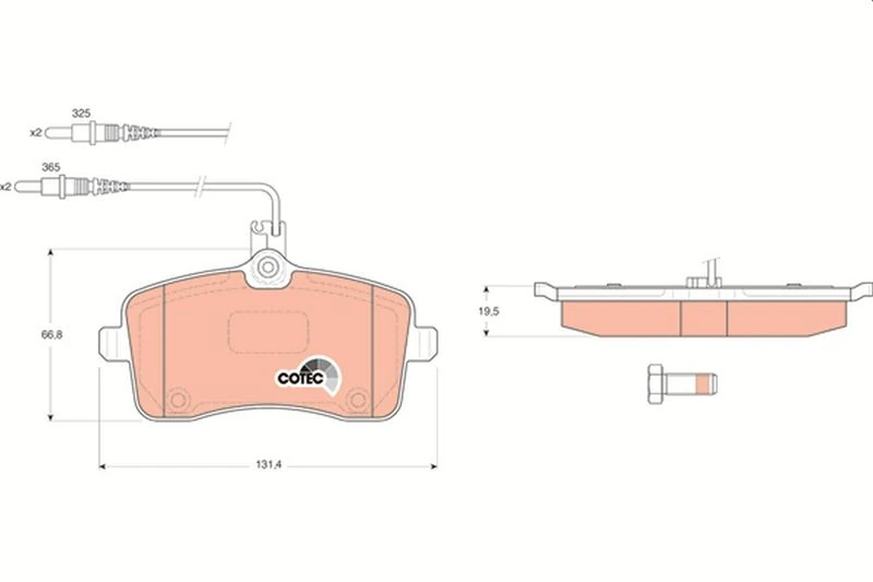 Ön Balata P407 SW 1.6 2.0 Hdi 2.0 1.8 16v 110 Fap 05/04 >