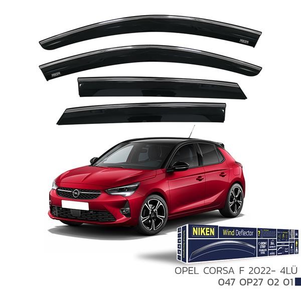Kromlu Cam Rüzgarliği Opel Corsa F 2022-4lü