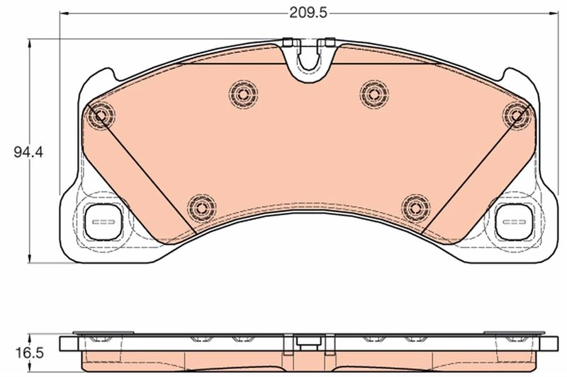 Ön Balata Volkswagen Touareg 3.0 V6-4.2 V8 10 Porsche Cayenne 3.0-3.6-4.2-4.8 10