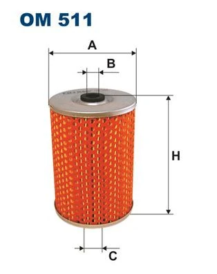 Yağ Filtresi Mercedes M110 M116 M117 W126 W116 C126 R107 C107
