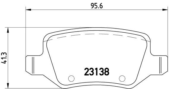 Brembo Fren Balatası Arka Mercedes-Benz