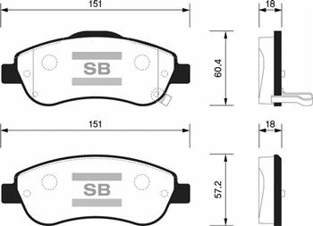 Ön Fren Balata Honda Cr-V 1.6l N16a2 Re6 İ-Dtec Dizel 4x2 13-> / 2.0l R20 Benzinli Otomatik Vites Re5 07-15