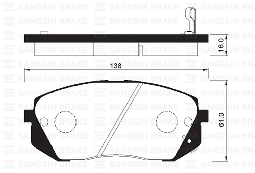 Ön Fren Balata Hyundai İx35 2.0l D4ha Crdi̇ Dizel 136hp 10-15 / Kia Sportage 2.0l D4ea D4ha Dizel 06-15