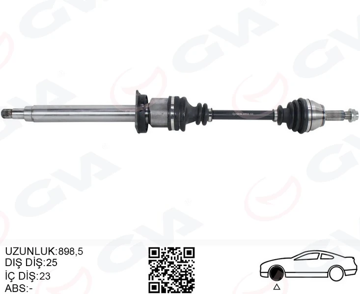 Ön Aks Komple Sağ Ford Fiesta IV 1.25-1.4 16v 1.8td 95 02