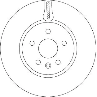 Ön Fren Aynası Astra K 15 > 16 İnç / 5 Deli̇k 300x26x5dl Havali