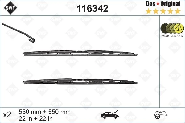Si̇lecek Süpürgesi̇ Ön Audi A4 550 X 550 Mm Eski̇ Ti̇p