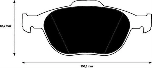 Ön Fren Balatasi Connect 1.8tdci 02 14
