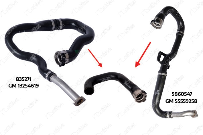 Turbo Hava Hortumu Plasti̇k Parça Hari̇ç Opel Corsa D 06>14 1.3 A13dtc