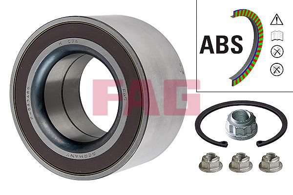 Teker Rulmanı Arka Mercedes Vito W447 14>