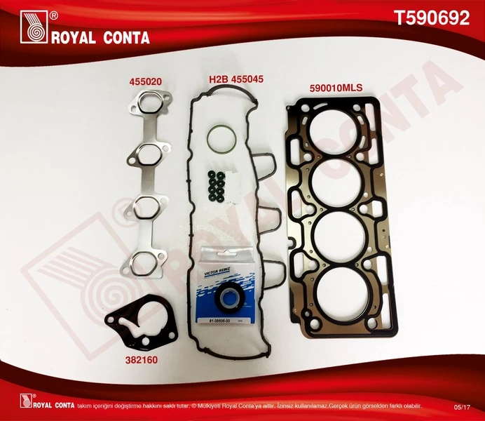 Üst Takım Conta Reinz Ke Sub.l Megane III-Fluence-Clio III-Kangoo-Scenic III-Duster-Logan-Sandero 1.5dci̇