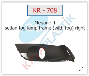 Si̇s Far Çerçevesi̇ Sağ Megane 4 Sedan Model Si̇sli̇