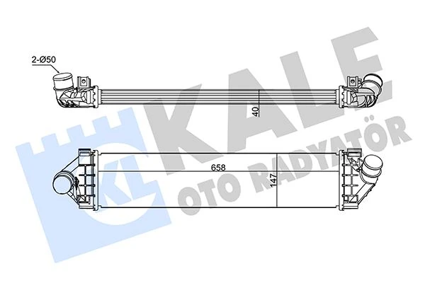 Turbo Radyatoru Focus II Focus II Cmax 1.6tdci 1.8tdci 2.0tdci 04 08 Cmax 1.6tdci 2.0tdci 07