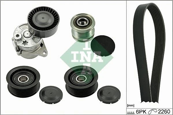 Kanalli Kayis Seti Mercedes W639 B906 Kutuklu. Alternator Kasnakli