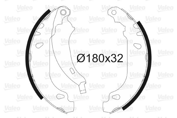Arka Pabuç Balata P206 1.4i̇ 1.6i̇ 1.4hdi̇ 1.9d 98 >02 > 206 1.4 1.4hdi̇ 09 > ABS Si̇z Araçlar 180x32