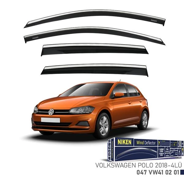 Kromlu Cam Rüzgarliği Volkswagen Polo 2018-4lü