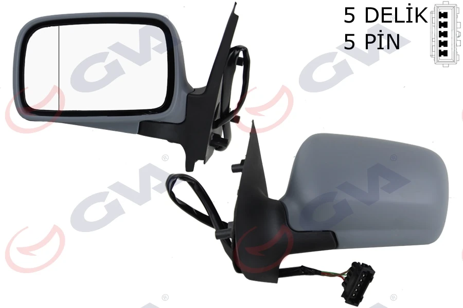 Dış Di̇ki̇z Aynası Sol Polo Clasic 96 Elektri̇kli̇ Isitmali Astarli Asferi̇k 5 Fi̇ş Vm-184nhel