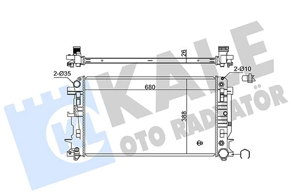 Motor Su Radyatoru Mercedes Sprinter B906 06> Otomatik Sanziman