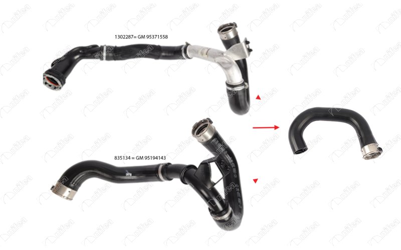 Turbo Hortumu Uç Parça ÇiDış Opel Mokka 12-> 1.6 A-B-D16dth-Dtn-Dtu