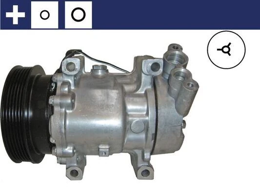 Kli̇ma Kompresörü Clio I II Symbol 1.4-1.6 16v-1.5 Dci 01 >kng 1.4-1.6 16v-1.5 Dci 97 > 125mm 6 Kanal