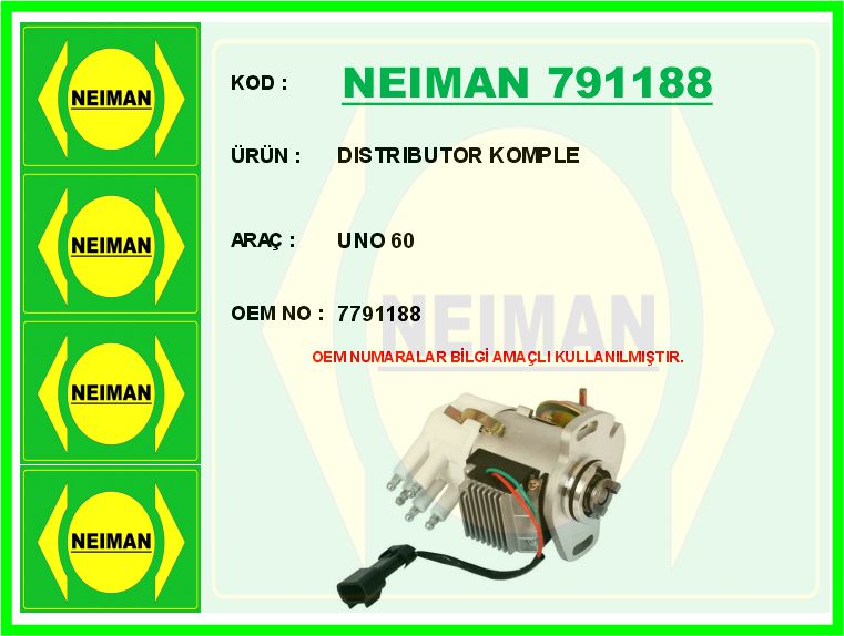 Distributor Komple Uno 60