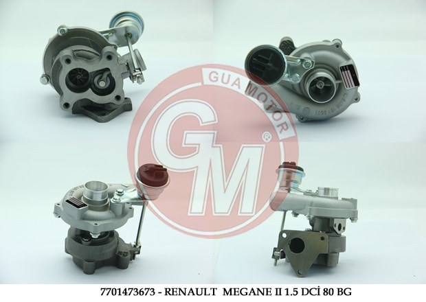 Turbo Şarj Renault Cli̇o II Kango Dacia Symbol Megane II 1.5 Dci̇ 80 Bg