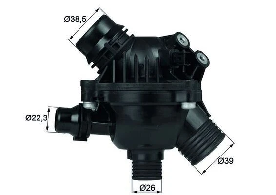 Termostat BMW E60 E81 E87 E82 E88 E90 E91 E92 E93 N52 N53
