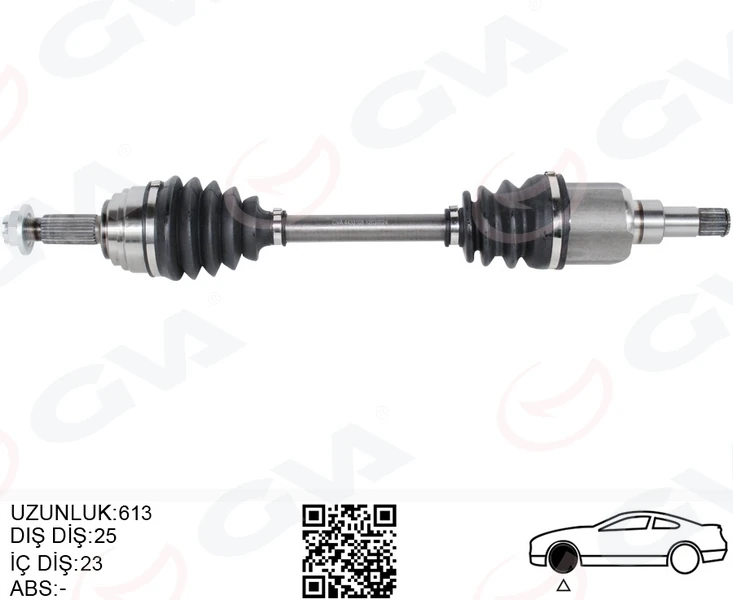 Ön Aks Komple Sol Ford Yeni Courier 17>1.5-1.6 Tdci-1.0 Ecoboost