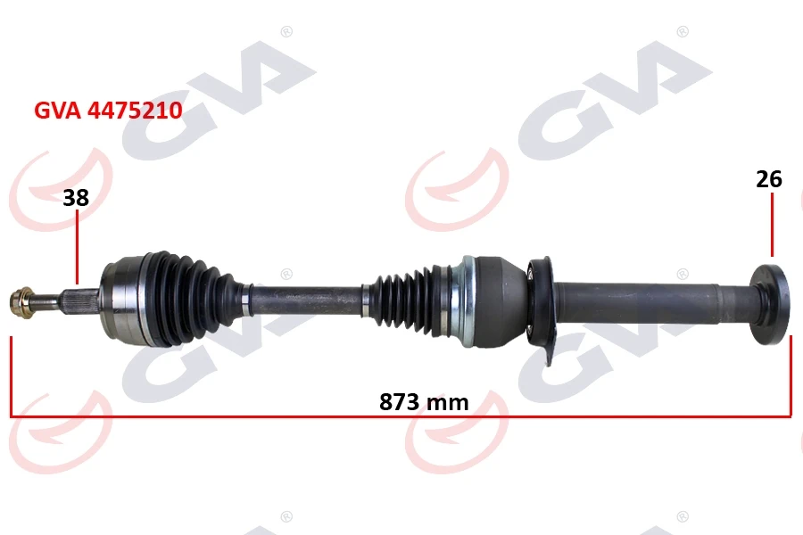 Komple Aks Sağ Transporter T5 2.5 Tdi̇ 03-11 6 Vi̇tes 880mm Düz Vi̇tes