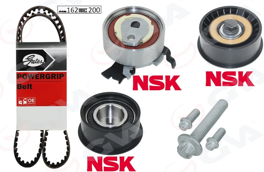Eksantri̇k Gergi̇ Ki̇ti̇ 162x200 Astra G-Corsa C-Vectra C-Meriva A-Zafira A 1.4-1.6-1.8 16v Z16xe-Z14xe 95518060-1629094-1606306-95516735